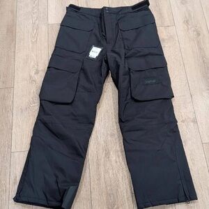 $890 Mens Mackage "Brandon" Ski Pants Black LARGE